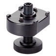 Support Extensions for straight clamps, slotted, with adjustable counter piece - EH 23185.