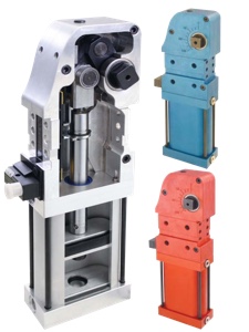 P32 Pneumatic Power Clamp inside and optional colours