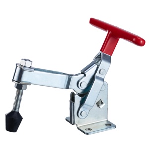 DST-12285 Vertical acting toggle clamp with horizontal mounting base, T-Handle 3400N