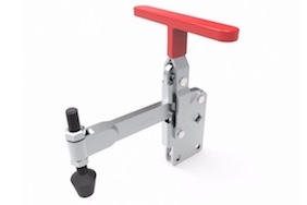 DST-12300 Vertical acting toggle clamp with vertical mounting base solid bar, T-Handle