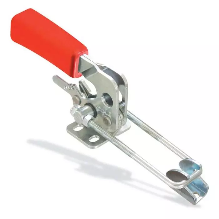M40Y Hook type toggle clamp with horizontal base with safety latch