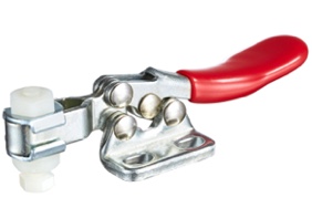 DST-201-L Horizontal acting toggle clamp with left flanged horizontal mounting base 270N