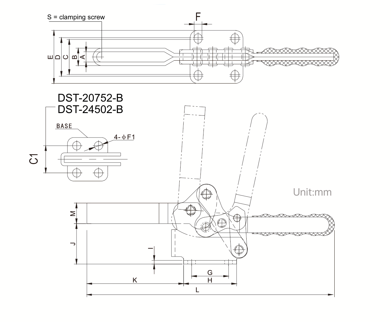 DST-20752-B Technical Drawing Overview