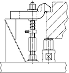 Assembly examples Clamps-DIN 6316 with goose-neck