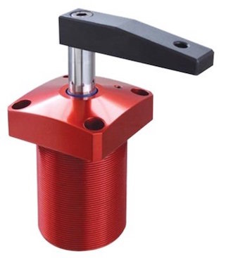 P21 Swing clamp, pneumatic, flange-mounting version