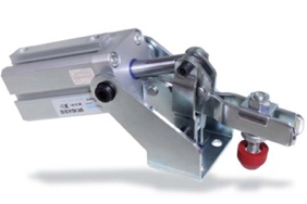 P52 Pneumatic toggle clamp with horizontal cylinder attachment