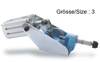 P55 Schubstangen Pneumatikspanner Grösse 3