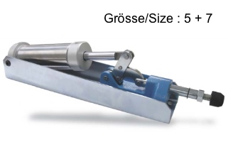 P55 Schubstangen Pneumatikspanner Grösse 5 und 7