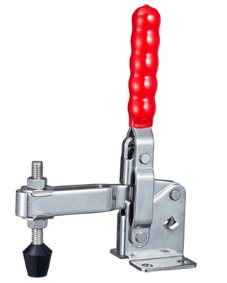 DST 12265 SS Senkrechtspanner Vertikalspanner waagrechter Fuss U-Spannarm Edelstahl 3400N