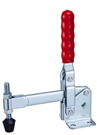 DST-12275 Senkrechtspanner-Vertikalspanner waagrechter Fuß massiver Spannarm 3400N