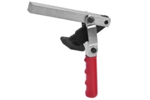 DST-75027 Vertikal Kniehebelspanner fuer schwere Lasten mit abgewinkeltem Fuss