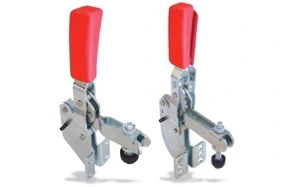 M12 Vertical toggle clamp with anglel base and open clamping arm