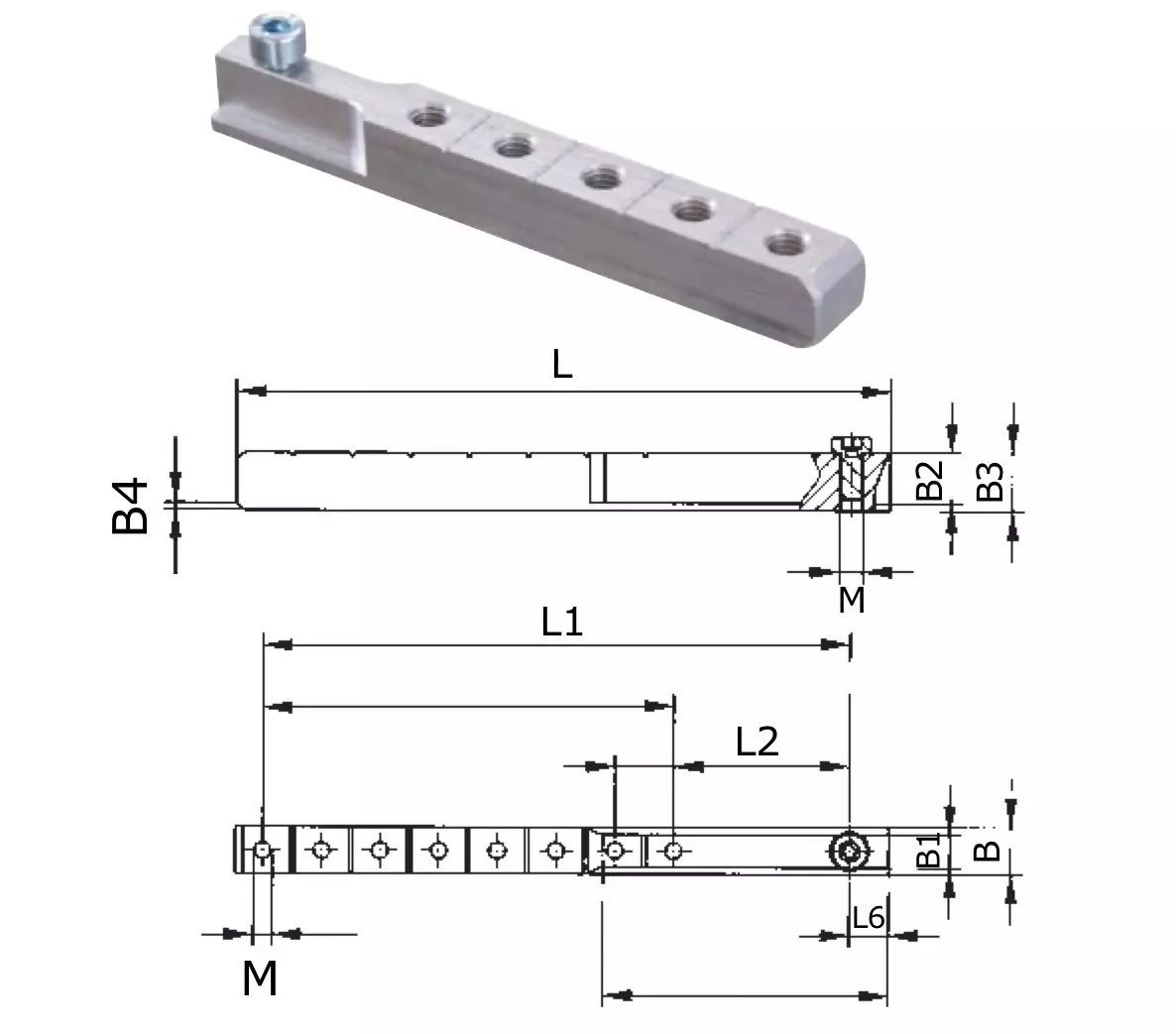 Schnellspanner Zubehör - MS10/32 Haltearmverlängerung Spannarmverlängerung für Handspanner Schnellspanner