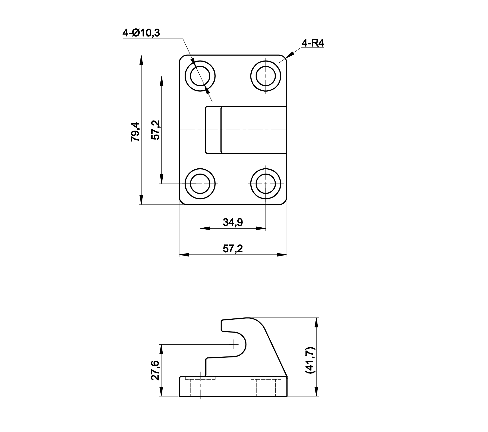 DST-40370-LP Datenblatt Verschlussspanner-optionales Gegenlager