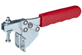 DST-21383 Horizontal-Kniehelspanner mit Winkelfuss offener Spannarm 2500N