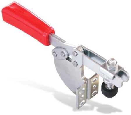 M22 Horizontal toggle clamp with angle base and open clamping arm